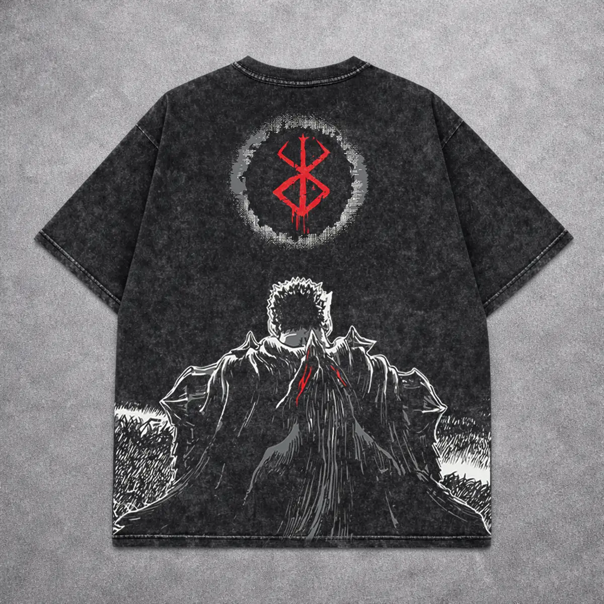 Berserk Warrior Acid Wash Tee