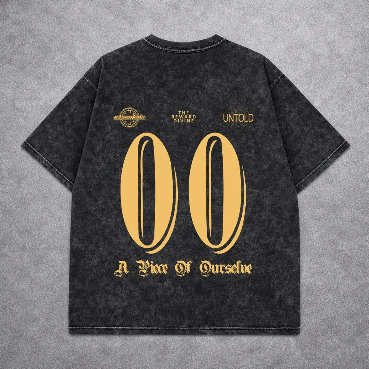 DIVINE Acid Wash Tee - View 2