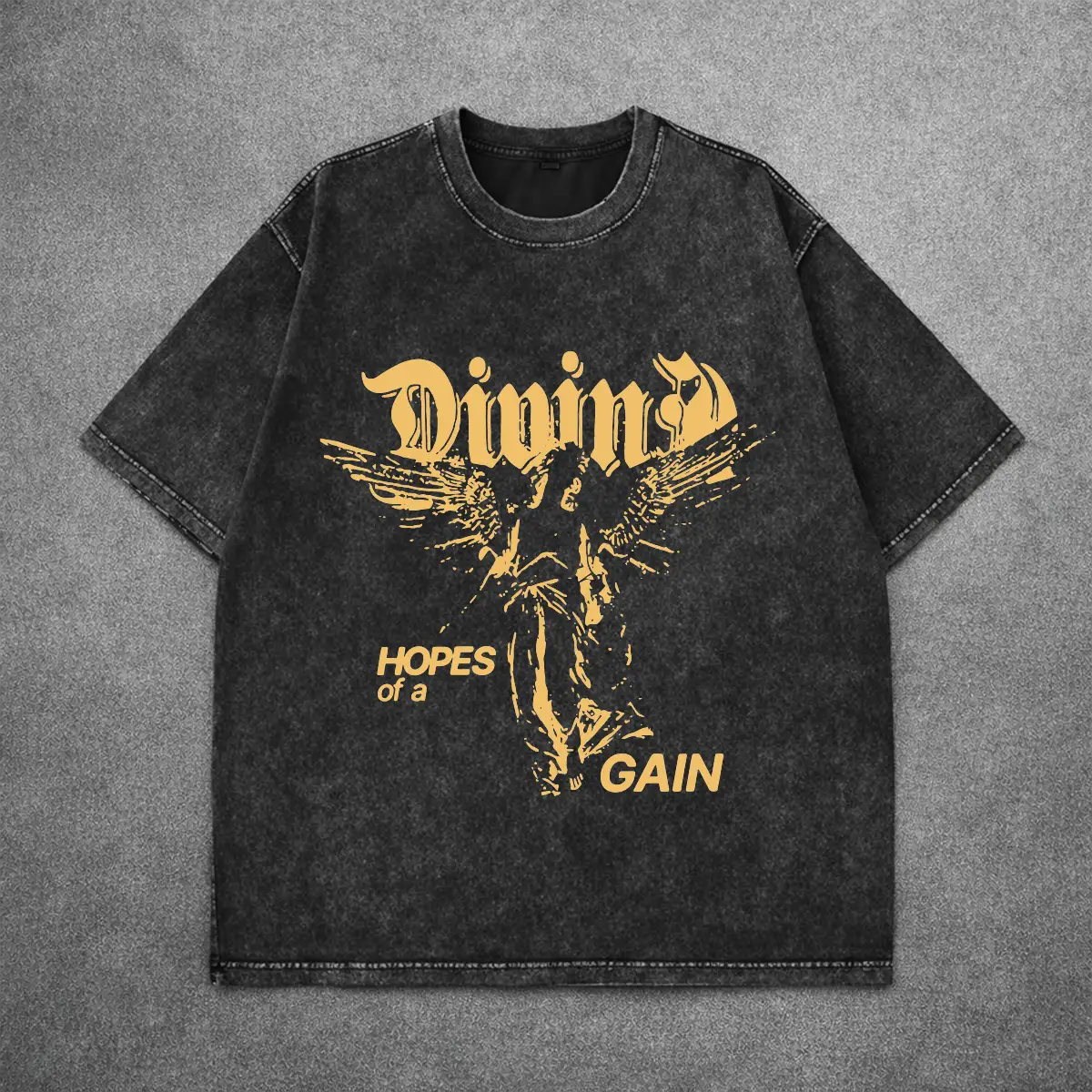 DIVINE Acid Wash Tee