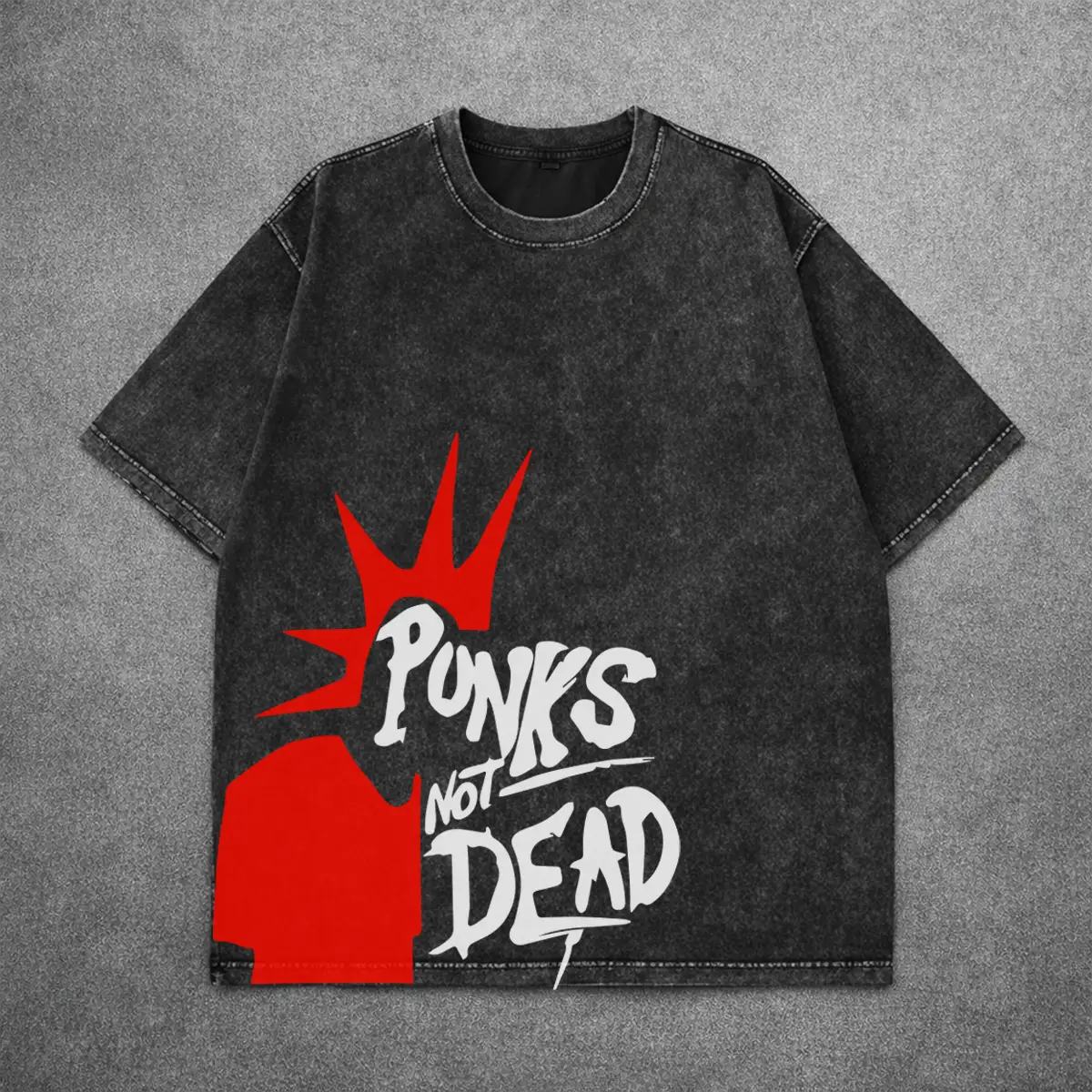 PUNK IS DEAD Acid Wash Tee