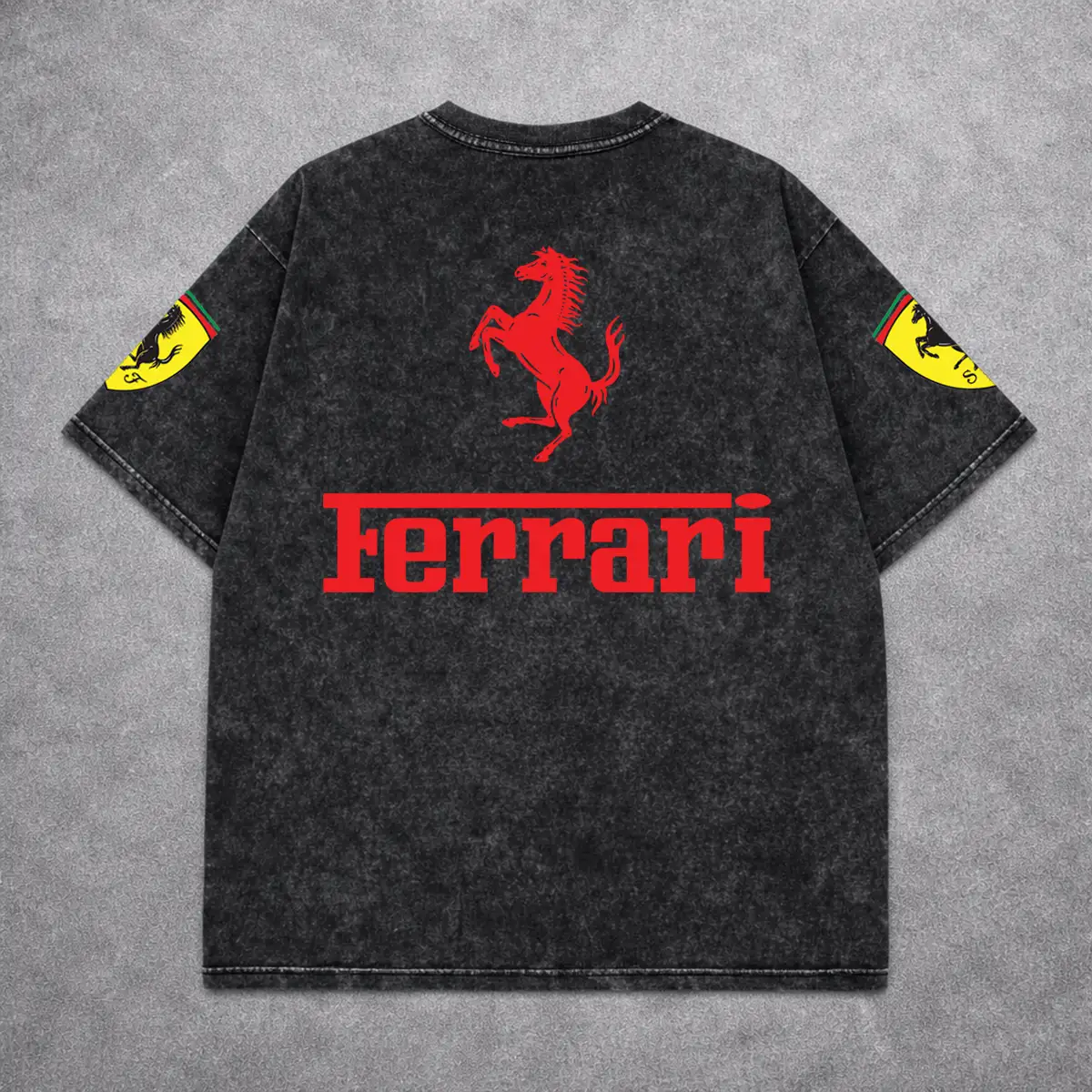 FERRARI Acid Wash Tee - View 2