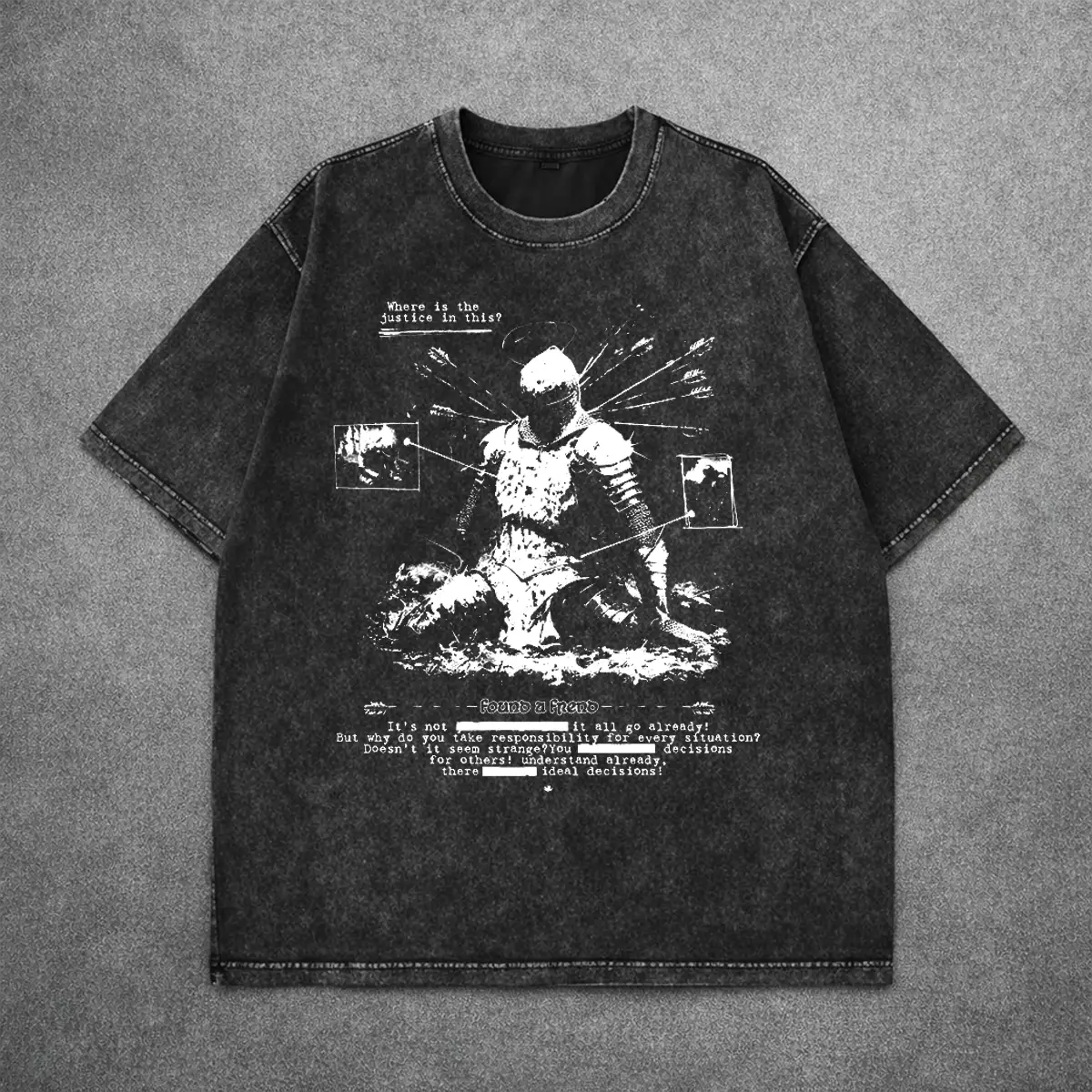 KNIGHTFALL Acid Wash Tee